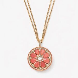 Kate Spade Out Of Office Grapefruit Pendant Necklace